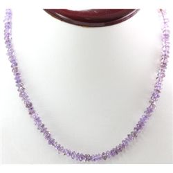 Amethyst beads 99.46 ctw Necklace