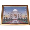 Image 1 : Gemstone Painting Tajmahal ( MADE BY REAL GEMS STONE )