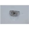 Image 1 : 13.52 CTW  CZ RING .925 STERLING SILVER