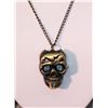 Image 1 : BRASS SKULL WATCH NECKLACE