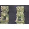 Image 1 : JADE CHINESE GUARDIANS LIONS FIGURINES