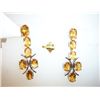 Image 1 : 36.75 CTW CITRINE EARRING .925 STERLING SILVER