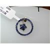 Image 1 : 12.55 CTW SAPPHIRE PENDANT .925 STERLING SILVER