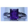 Image 1 : 16.50 CTW AMETHYST RING .925 STERLING SILVER