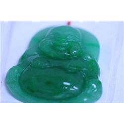 GREEN JADE BUDHA NECKLACE