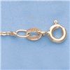 Image 1 : Genuine 16\" 14k  Gold-Yellow  1.3mm D/C Circle Chain