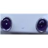 Image 1 : 17.50 CTW AMETHYST EARRING .925 STERLING SILVER