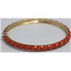 Image 1 : YELLOW BRASS ORANGE BRACELET