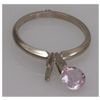 Image 1 : NATURAL 0.92 CTW 14K PINK SAPPHIRE GOLD RING