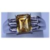 Image 1 : 24.75 CTW CITRINE RING .925 STERLING SILVER