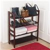 Image 1 : MAHOGANY  SHELF SHOE RACK