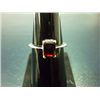 Image 1 : NATURAL 10.50 CTW GARNET RING .925 STERLING SILVER