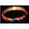 Image 1 : MULTICOLOR AND CZ BRASS BANGLE