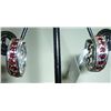 Image 1 : NATURAL 28.00 CTW GARNET EARRING .925 STERLING SILVER