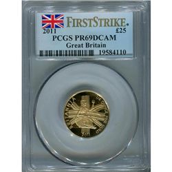 Great Britain 1/4 oz. Britannia 2011, PF69