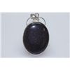 Image 1 : NATURAL 44.10 CTW SEMIPRECIOUS OVAL CUT PENDANT .925 ST