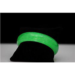 CHINESE GREEN JADE BIG BANGLE