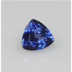 2.08 CTW TANZANITE TRILLION CUT 7.5MM