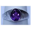 Image 1 : 22.00 CTW AMETHYST RING .925 STERLING SILVER