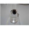 Image 1 : 29.50 CTW BLACK STAR RING .925 STERLING SILVER