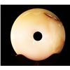 Image 1 : ROUND JADE STATUE WITH ANTIQUE WOOD BASE.