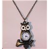 Image 1 : BRASS OWL WATCH NECKLACE