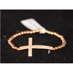 CROSS GOLD PLATED BRACELET