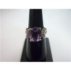 NATURAL 31.00 CTW SEMI PRECIOUS RING .925 STERLING SILV