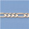 Image 2 : Genuine 16" 14k  Gold-Yellow 4.5mm Figaro Chain 13.9g