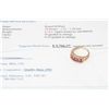 Image 2 : 14k gold 1.28carat custom made ruby and diamond