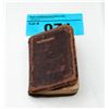 Image 1 : Vintage leather new testament signed jan 24