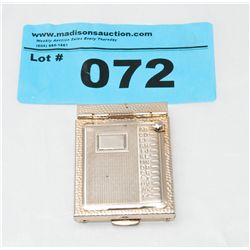 Vintage gold pocket address book