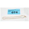 Image 1 : Estate tied pearls, clasp stamped 10k gold