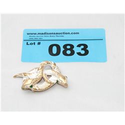 Snake brooch