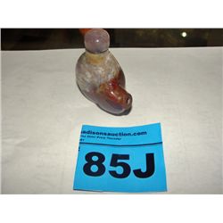 Oriental soap stone snuff bottle