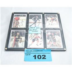 1977 OPeechee hockey cards collectors set