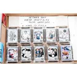 10 card set wayne gretzky 92-93 upper deck set
