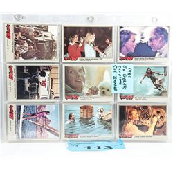 1981 beau derek complete 72 card collectors set