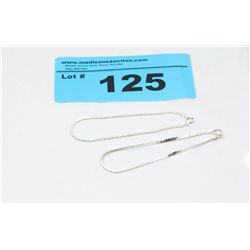 Sterling silver 2pc bracelet set