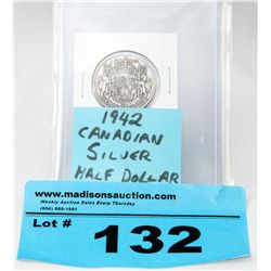 1942 canadian silver half dollar