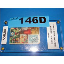 Rare 1903-05 Imperial Tobacco mail carriers& stamp