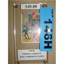 Rare 1903-05 Imperial Tobacco mail carriers& stamp