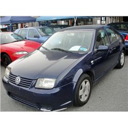 2001 VW Jetta Wolfsburg Edition