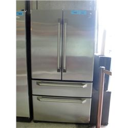 GE monogram stainless steel fridge