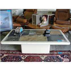 Tile top coffee table
