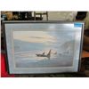 Image 1 : Framed orca on BC coast print by smith