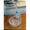 Image 1 : Pinwheel crystal liqour decanter and