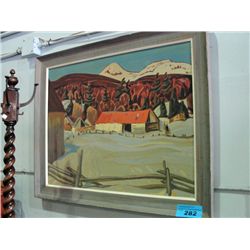 Framed A Y Jackson "group of 7" art print