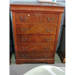 Highboy 5drawer chest with hidden top drawer