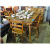 Image 1 : Solid vilas maple dining room suite;